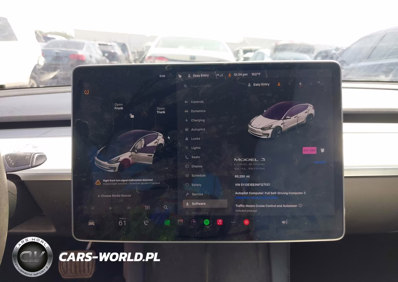 2022 Tesla Model 3 Long Range Dual Motor All-Wheel Drive VIN:5YJ3E1EB3NF127137 - 7