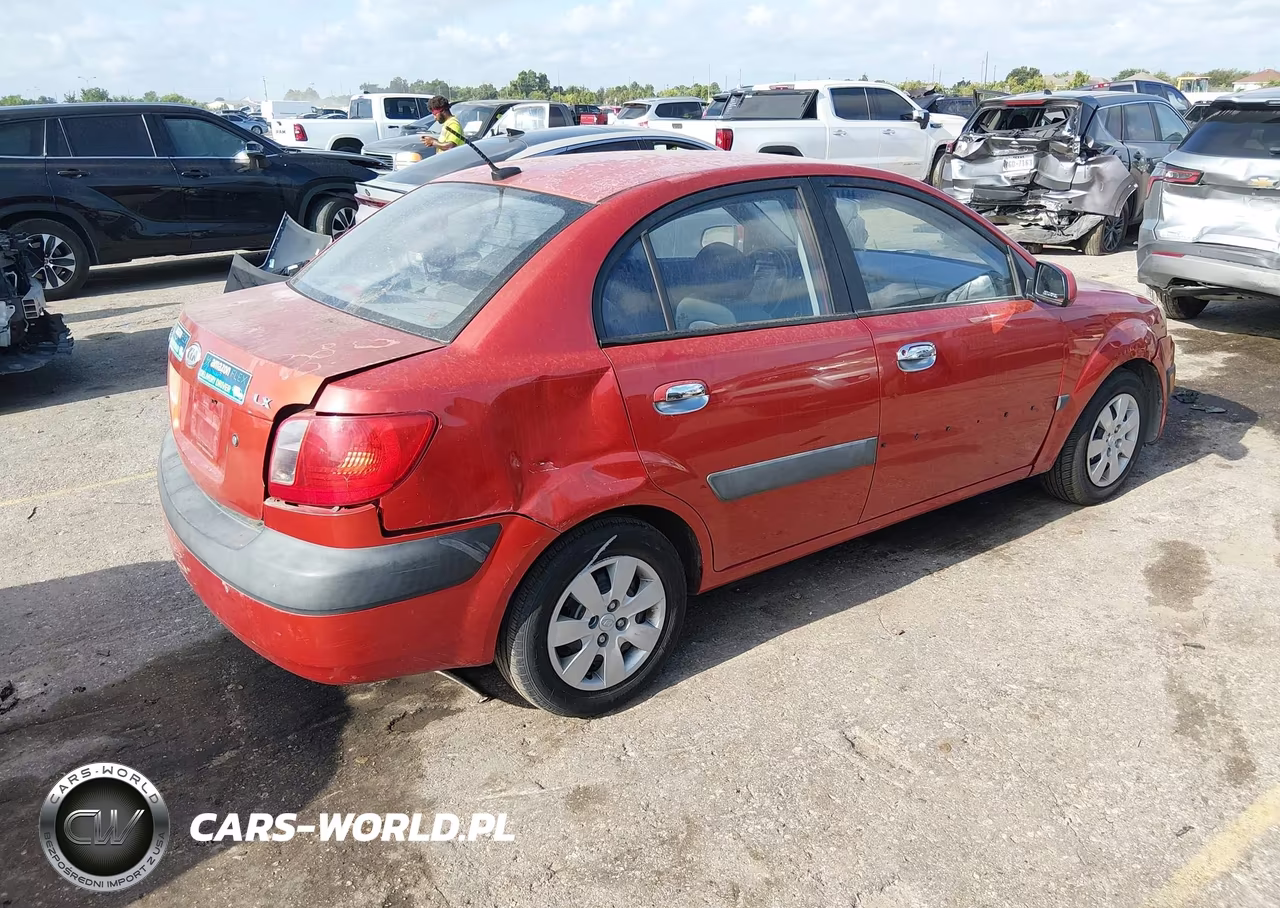 2009 Kia Rio Lx VIN:KNADE223896574908 - 4