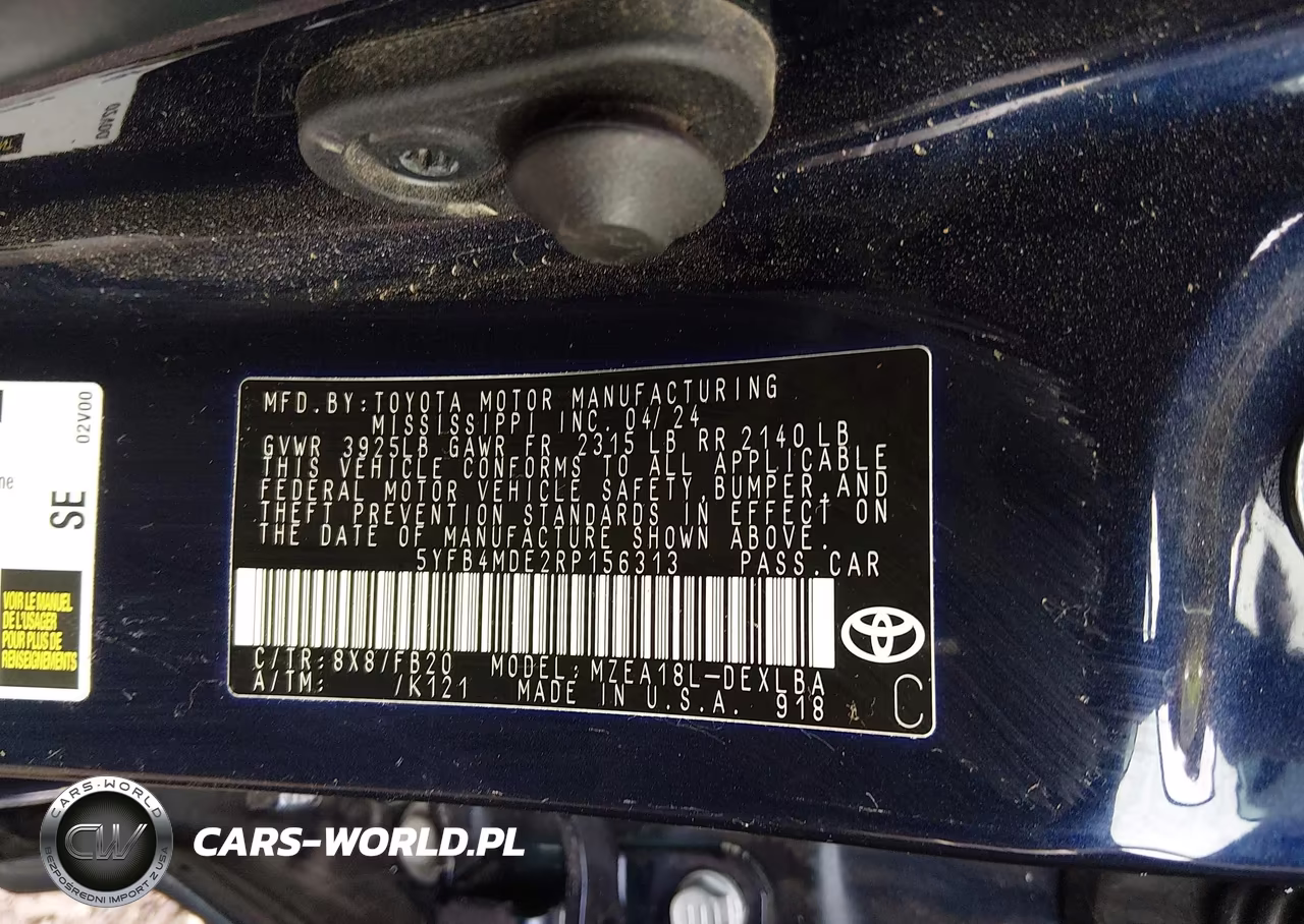 2024 Toyota Corolla Le VIN:5YFB4MDE2RP156313 - 9
