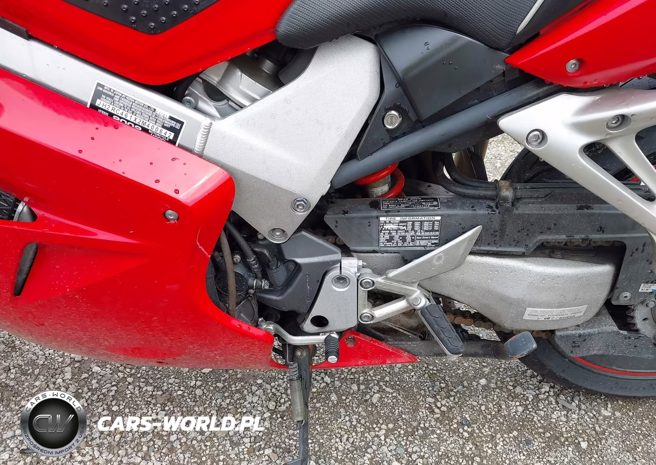 2002 Honda Vfr800 VIN:JH2RC461X2M400642 - 9