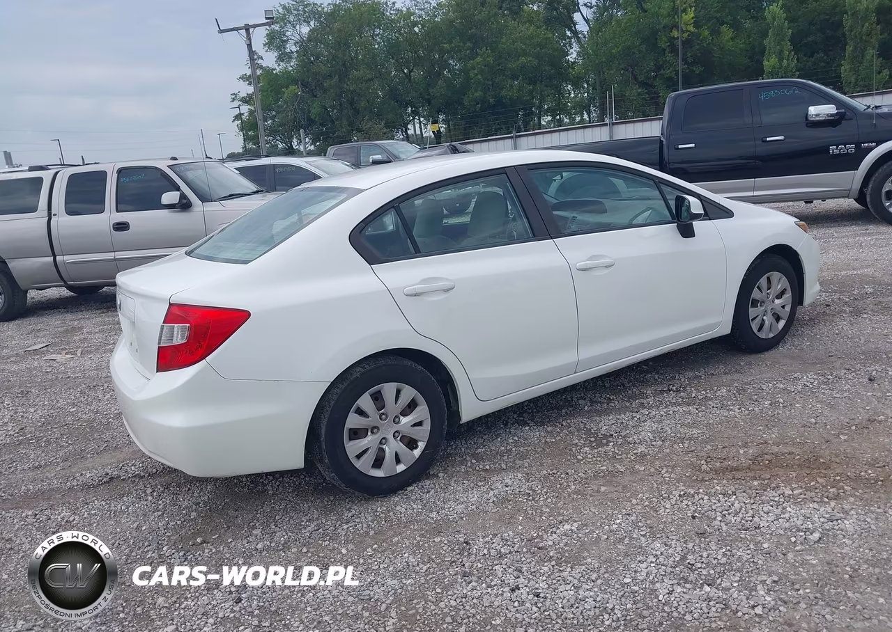 2012 Honda Civic Lx VIN:19XFB2F55CE060824 - 4