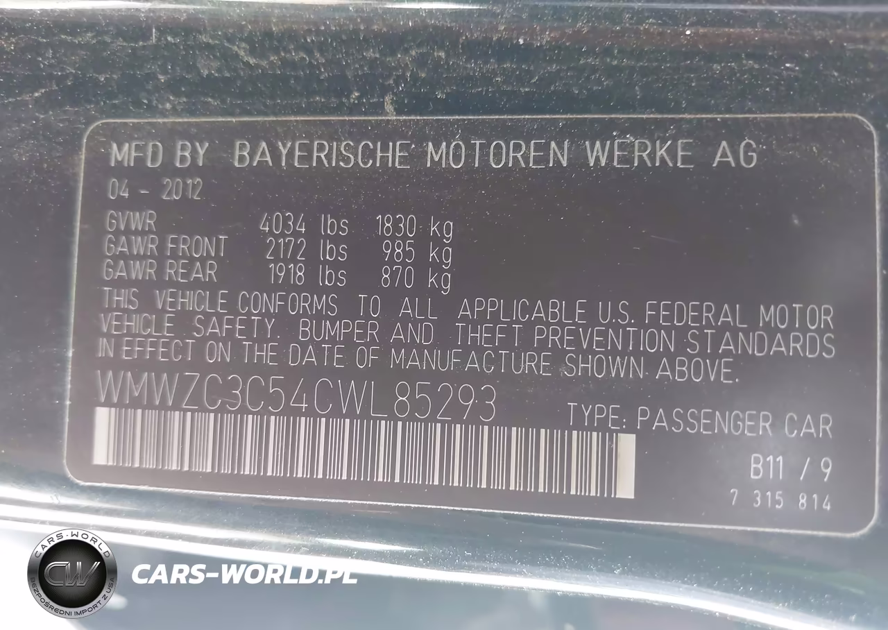 2012 Mini Cooper S Countryman VIN:WMWZC3C54CWL85293 - 9