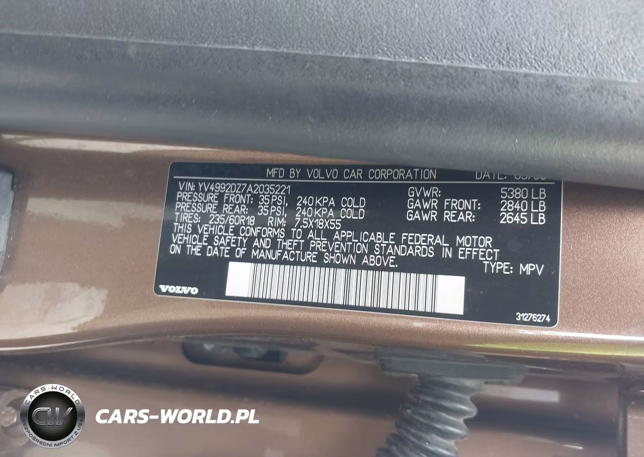 2010 Volvo Xc60 T6-T6 R-Design VIN:YV4992DZ7A2035221 - 9
