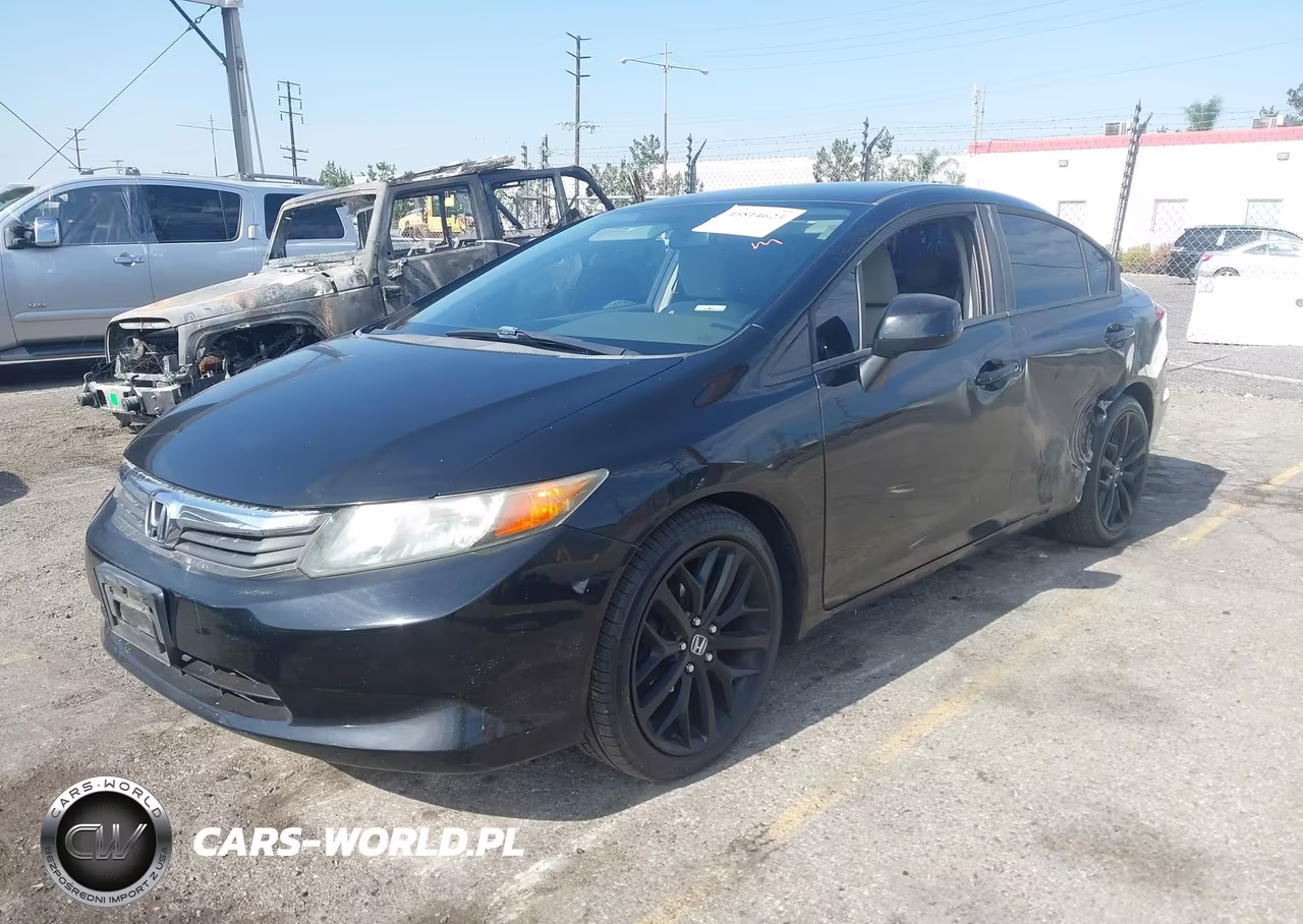 2012 Honda Civic Lx VIN:19XFB2F59CE367283 - 2