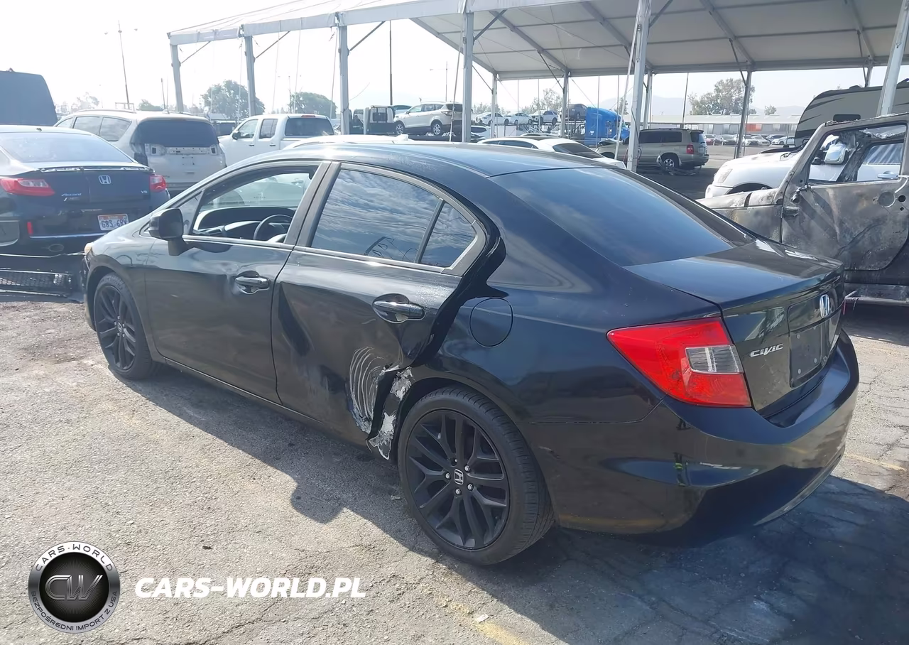 2012 Honda Civic Lx VIN:19XFB2F59CE367283 - 3