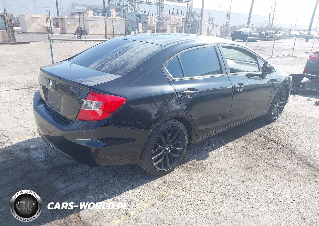 2012 Honda Civic Lx VIN:19XFB2F59CE367283 - 4
