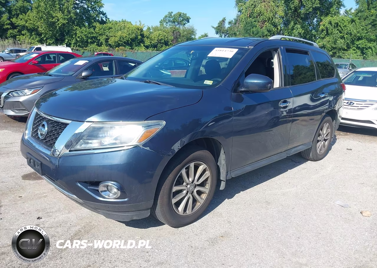 2015 Nissan Pathfinder Sv VIN:5N1AR2MM8FC675455 - 2