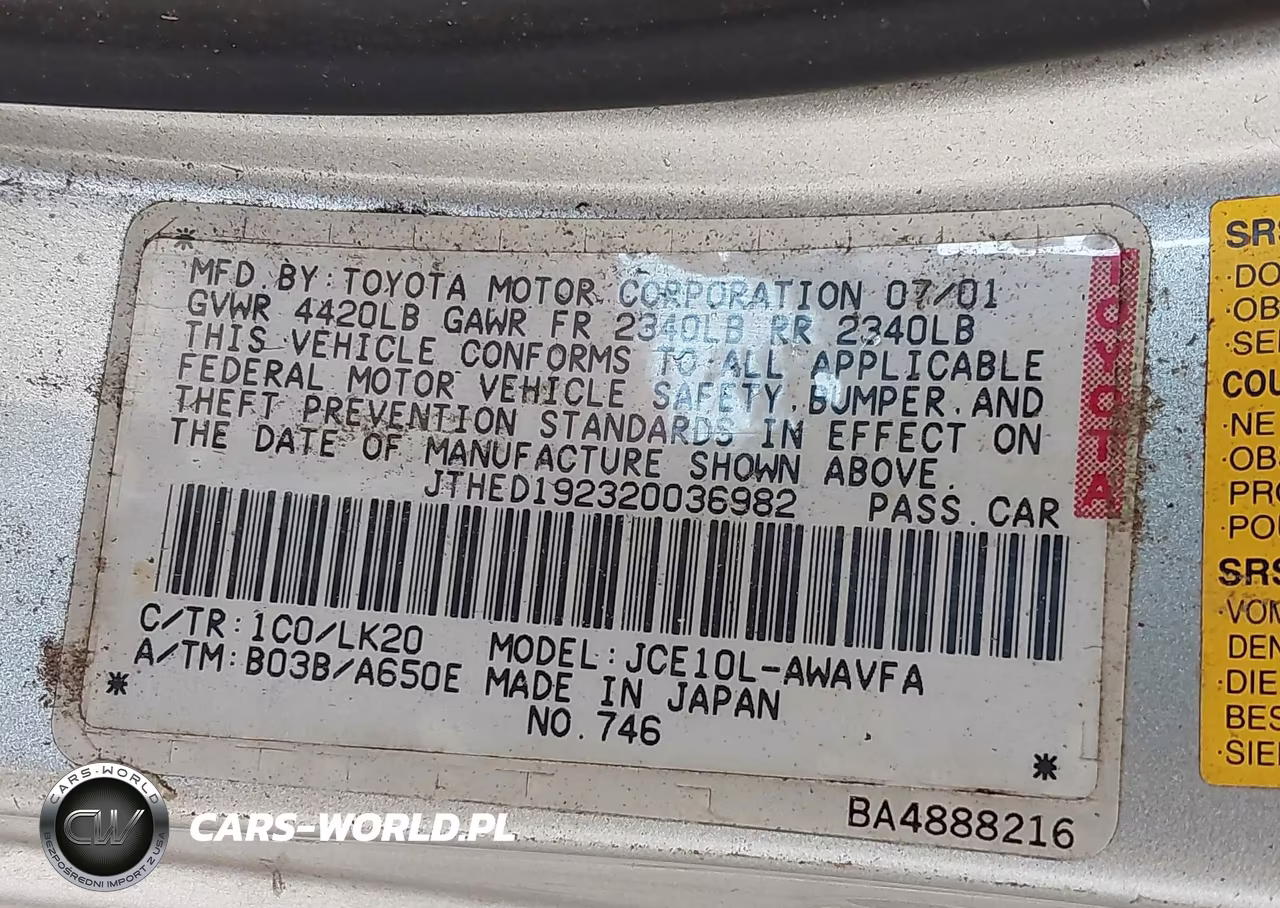2002 Lexus Is 300 Sport Cross VIN:JTHED192320036982 - 9