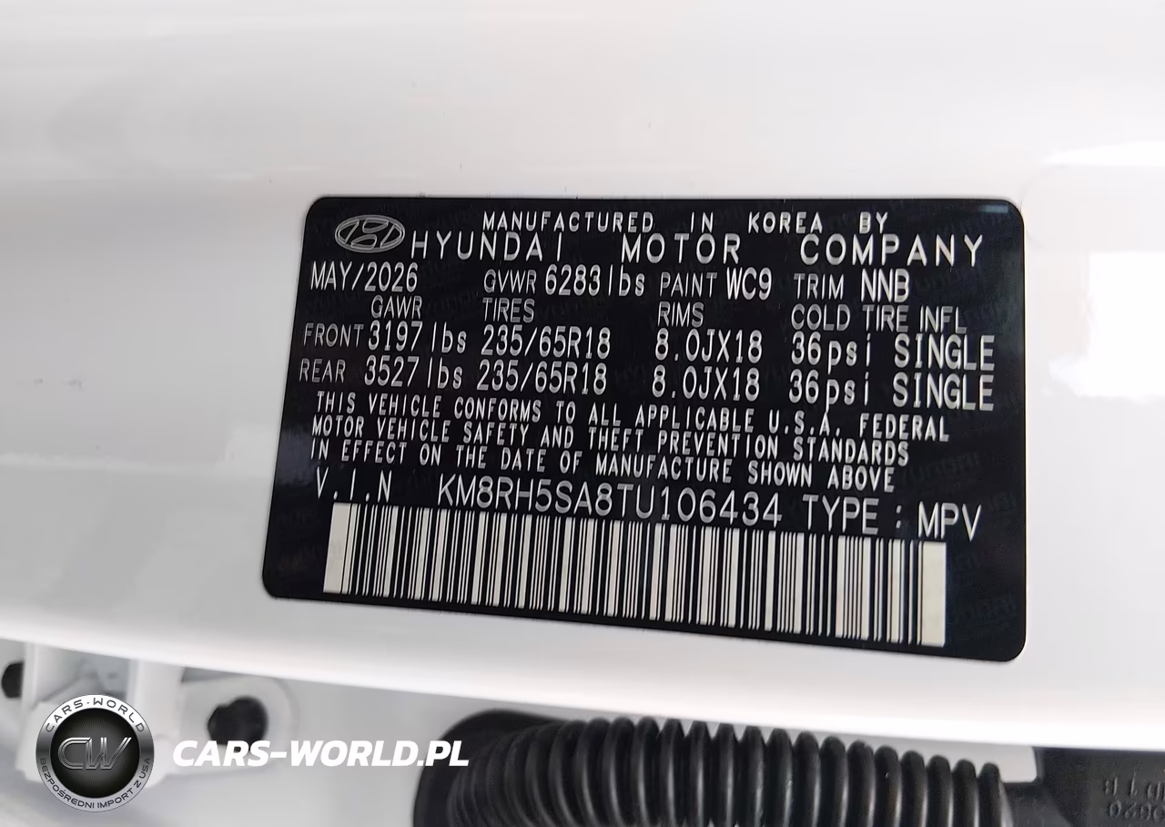 2026 Hyundai Palisade Hev Blue Sel Premium 7P VIN:KM8RH5SA8TU106434 - 9