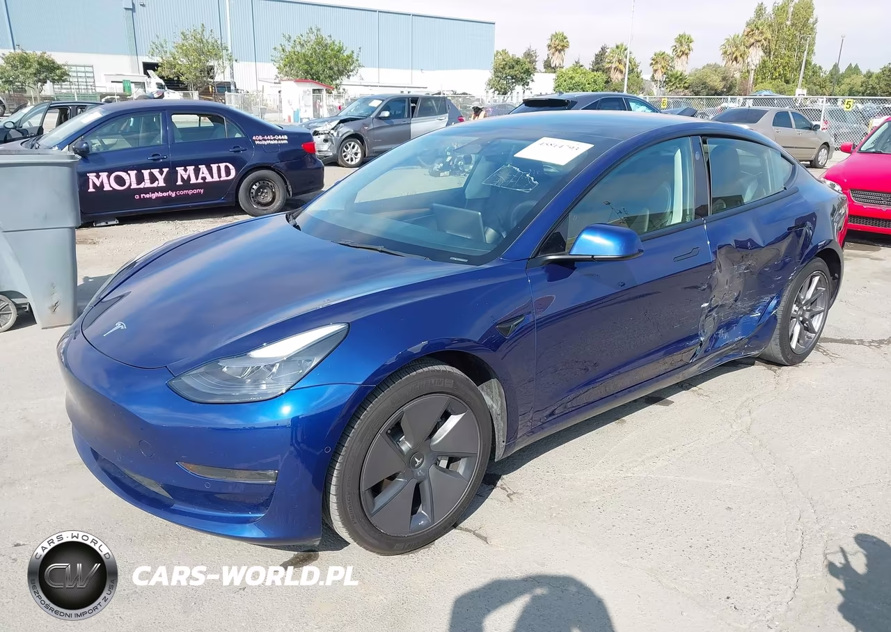 2022 Tesla Model 3 Long Range Dual Motor All-Wheel Drive VIN:5YJ3E1EB8NF317533 - 2