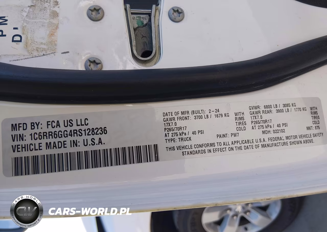 2024 Ram 1500 Classic Slt 4X2 6'4 Box VIN:1C6RR6GG4RS128236 - 9