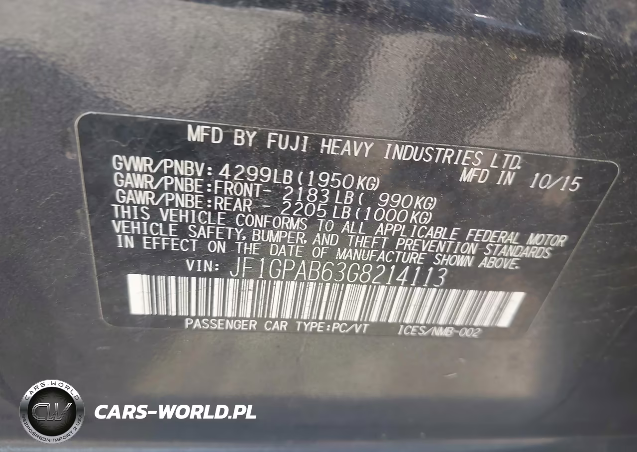 2016 Subaru Impreza 2.0I Premium VIN:JF1GPAB63G8214113 - 9