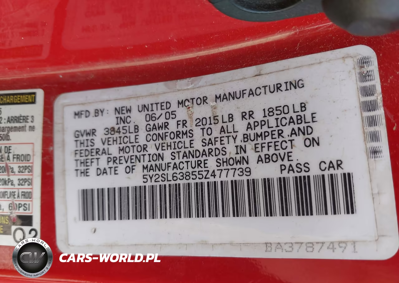 2005 Pontiac Vibe VIN:5Y2SL63855Z477739 - 9