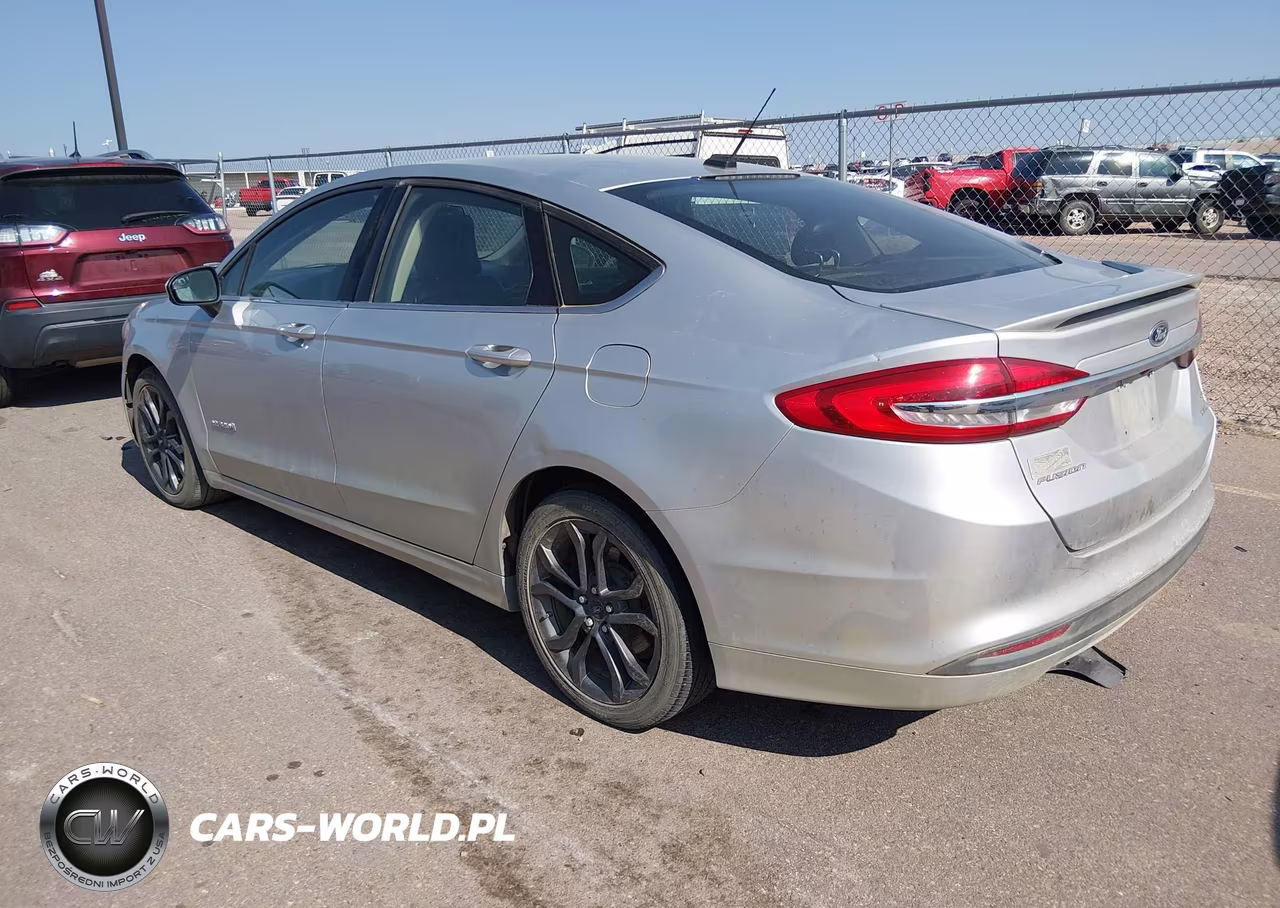 2018 Ford Fusion Hybrid Se VIN:3FA6P0LU0JR124572 - 3