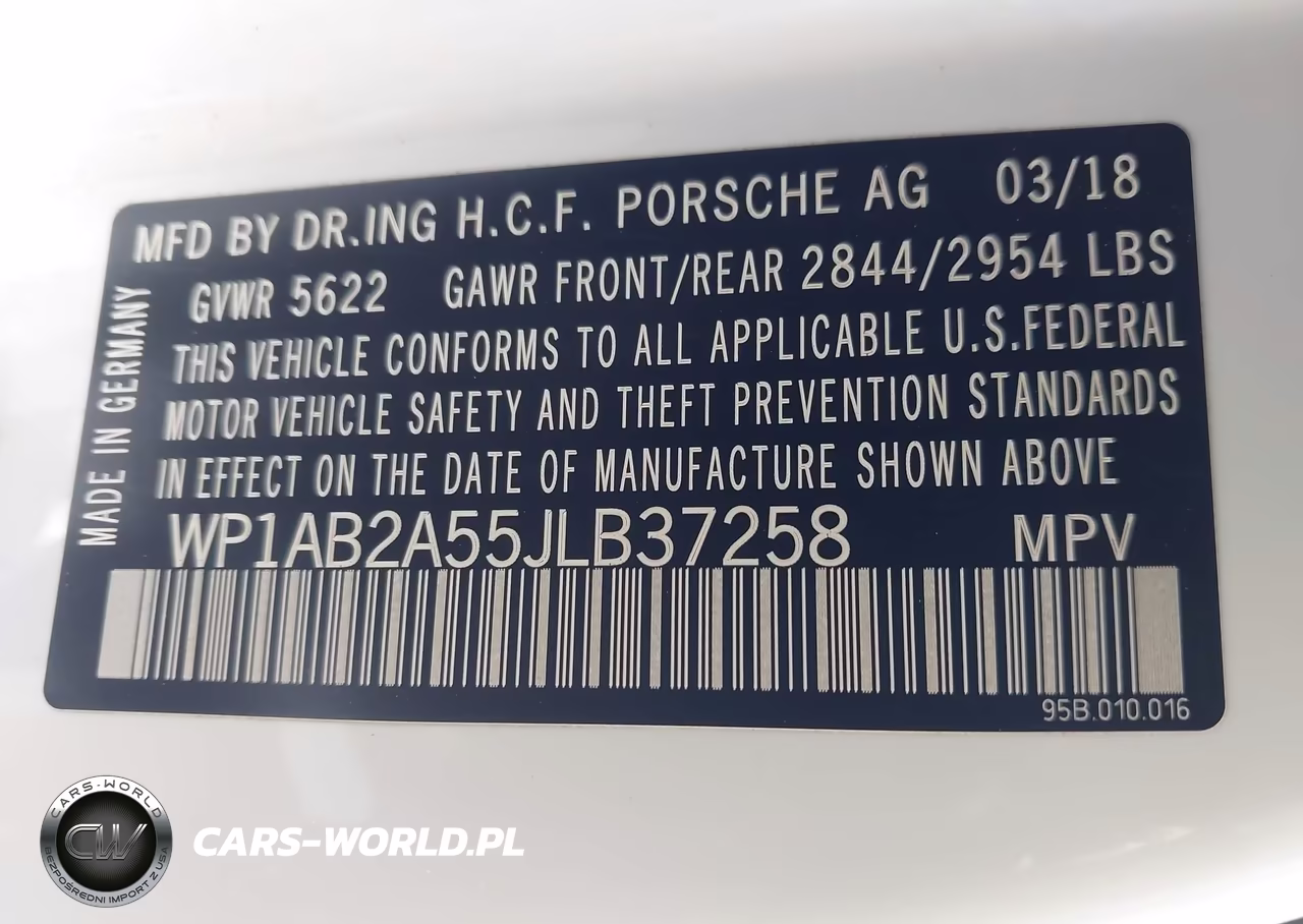 2018 Porsche Macan S VIN:WP1AB2A55JLB37258 - 9