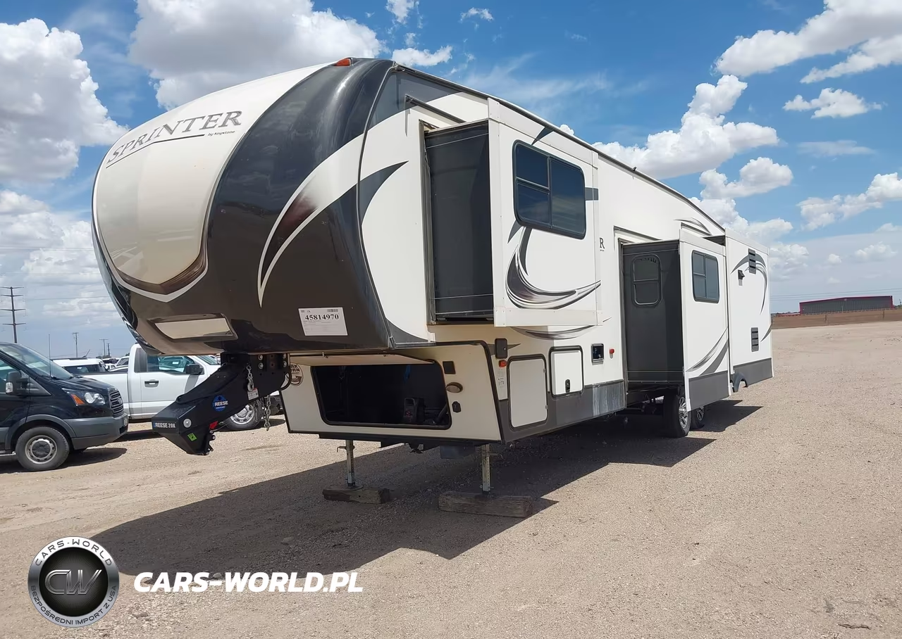2017 Keystone 39' Gooseneck Travel Trailer VIN:4YDF35725H1533048 - 2