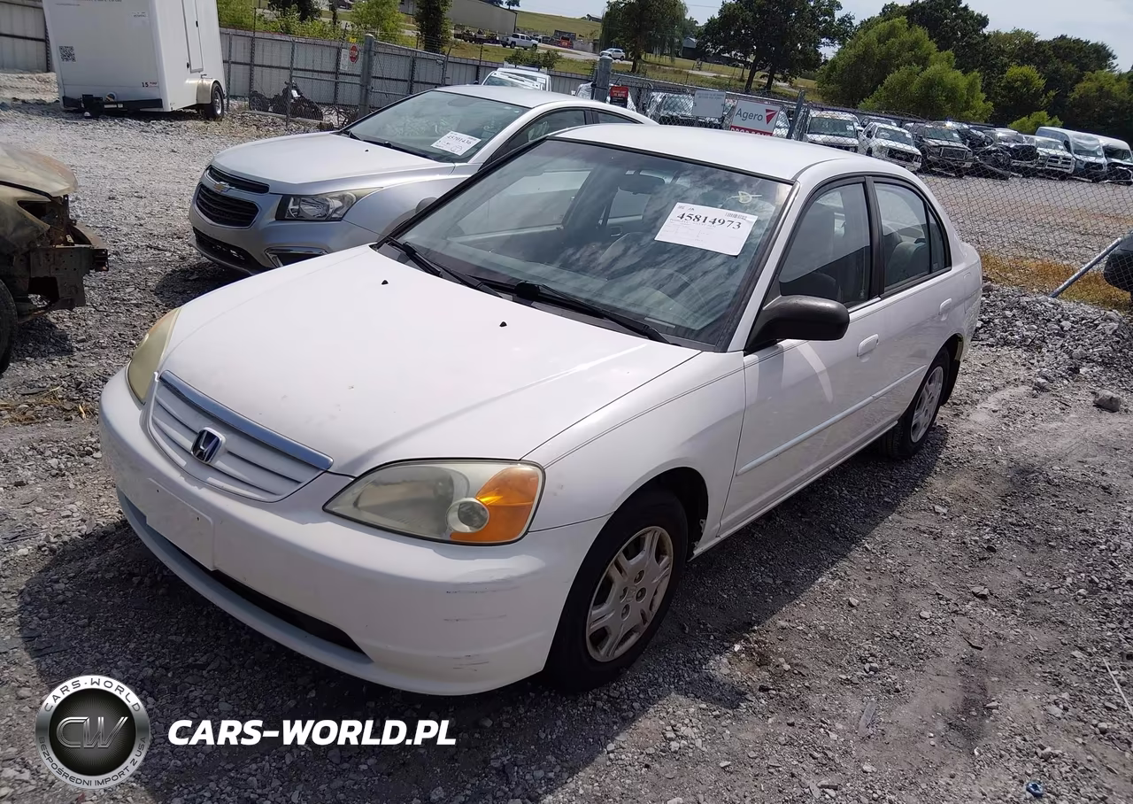 2002 Honda Civic Lx VIN:1HGES165X2L046673 - 2