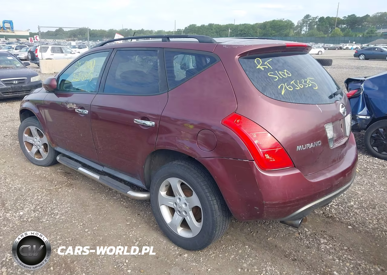 2005 Nissan Murano Sl VIN:JN8AZ08W95W422862 - 3