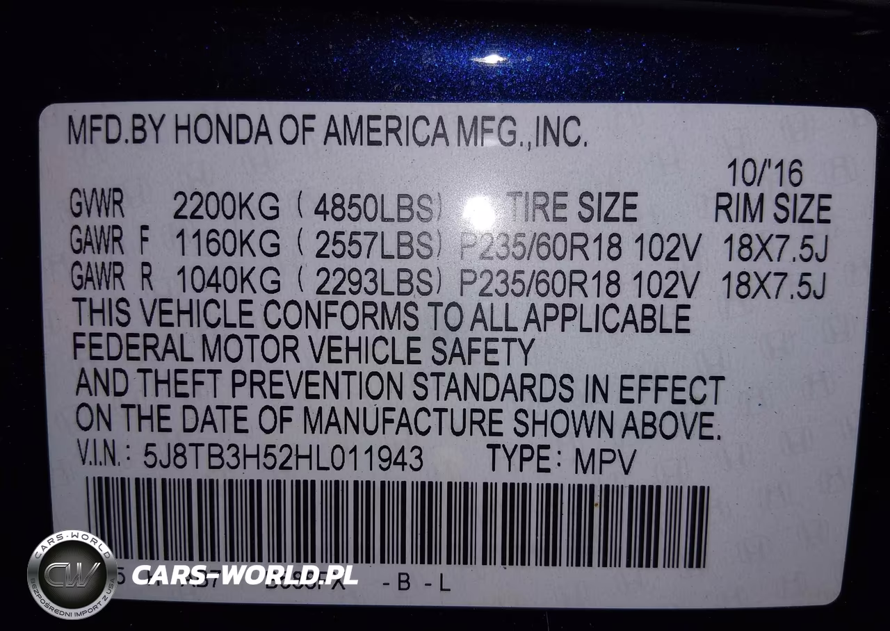 2017 Acura Rdx Technology Acurawatch Plus Packages-W-Technology Package VIN:5J8TB3H52HL011943 - 9