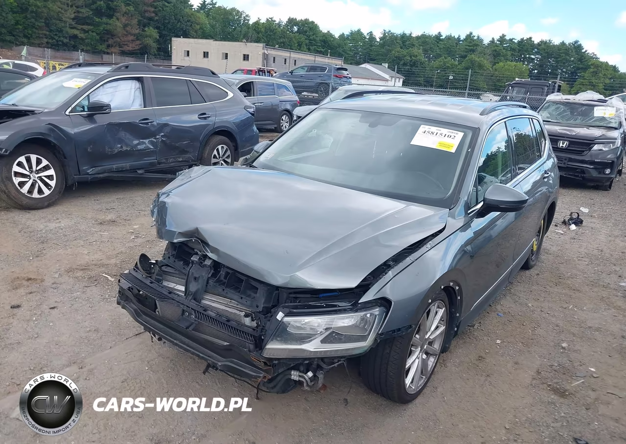 2021 Volkswagen Tiguan 2.0T Se-2.0T Se R-Line Black-2.0T Sel VIN:3VV3B7AX0MM100096 - 2