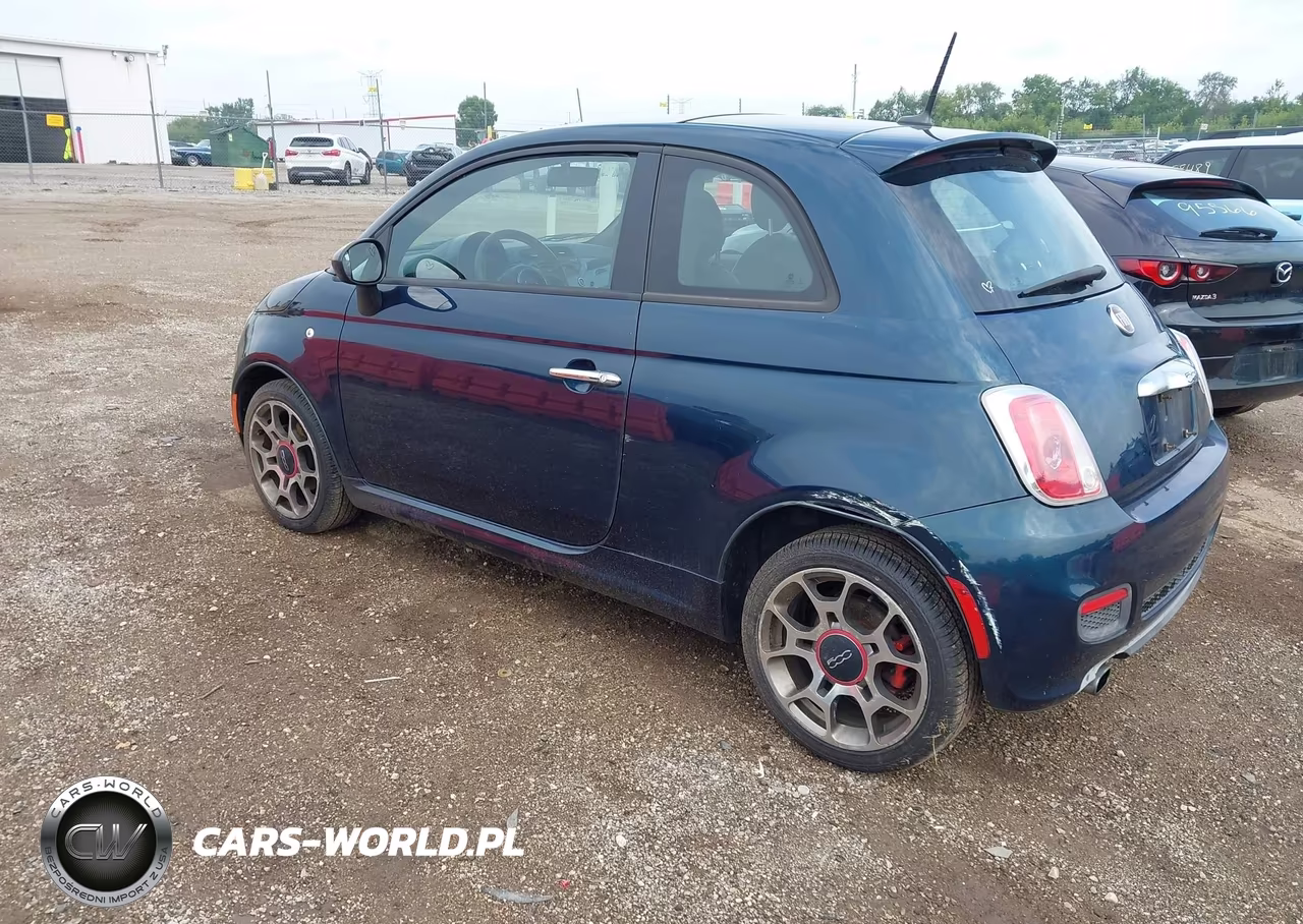 2013 Fiat 500 Sport VIN:3C3CFFBRXDT647755 - 3