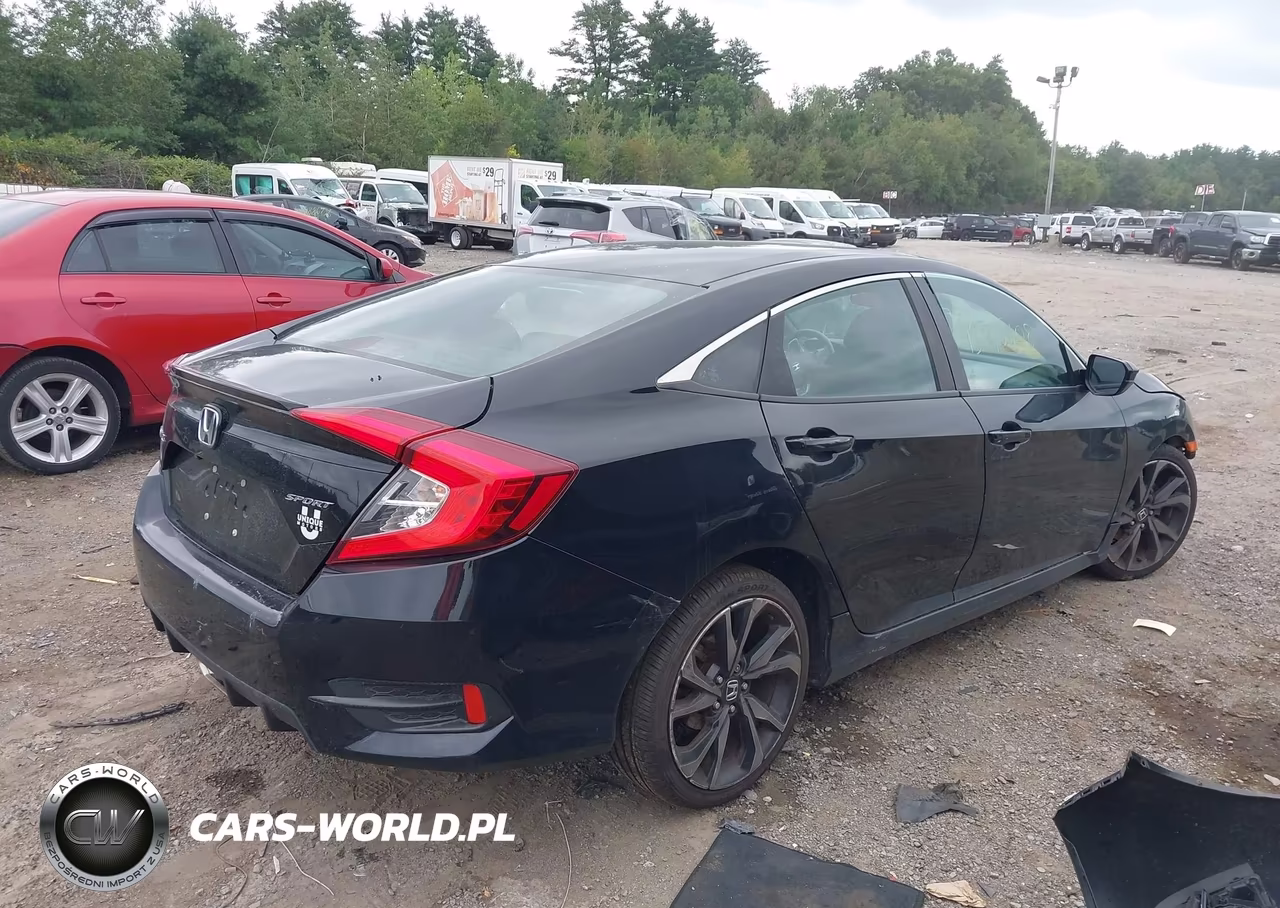 2020 Honda Civic Sport VIN:2HGFC2F80LH503278 - 4