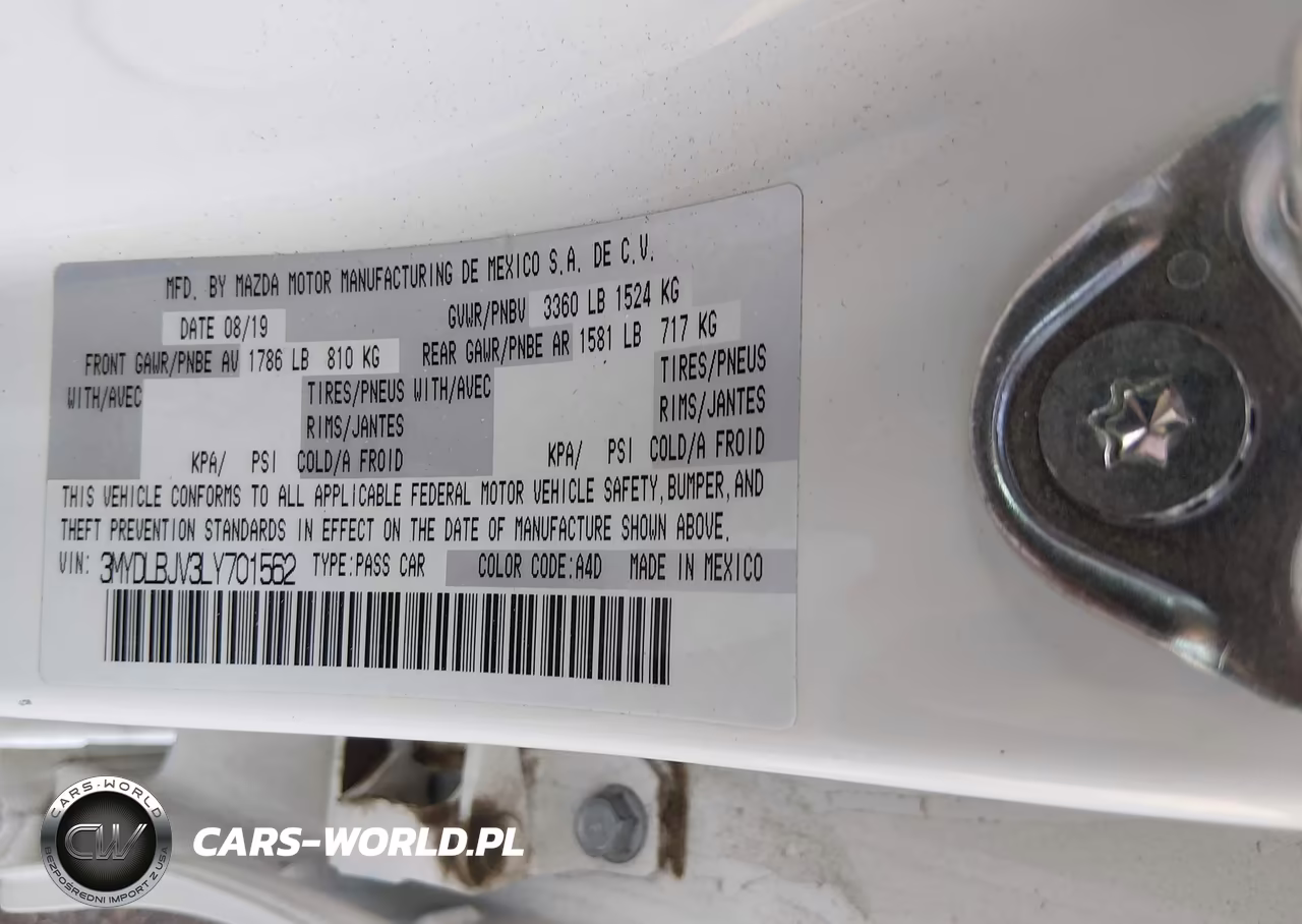 2020 Toyota Yaris Le VIN:3MYDLBJV3LY701562 - 9