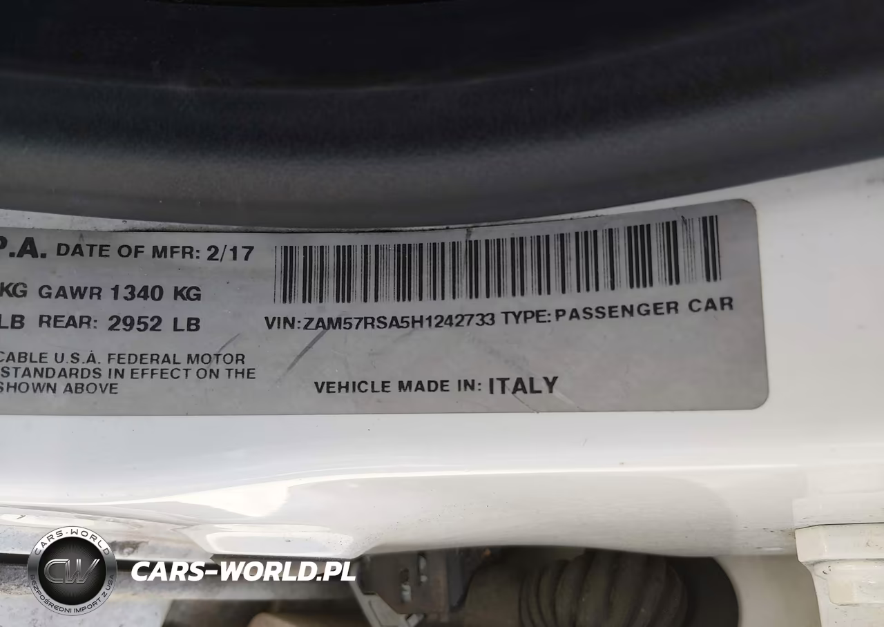 2017 Maserati Ghibli S VIN:ZAM57RSA5H1242733 - 9