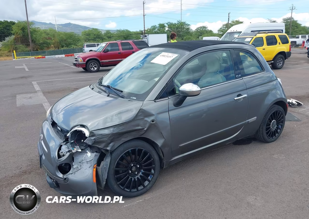 2012 Fiat 500C Lounge VIN:3C3CFFER7CT130410 - 2