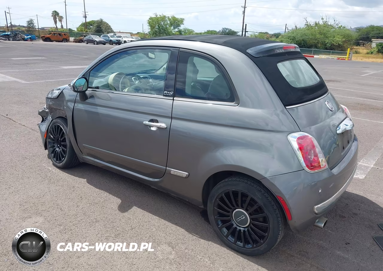 2012 Fiat 500C Lounge VIN:3C3CFFER7CT130410 - 3