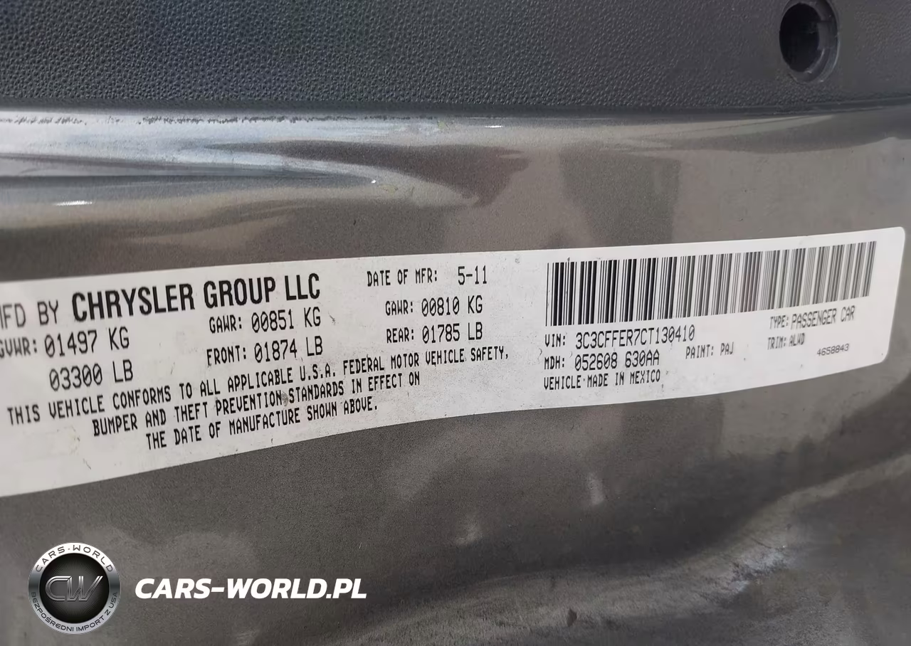 2012 Fiat 500C Lounge VIN:3C3CFFER7CT130410 - 9