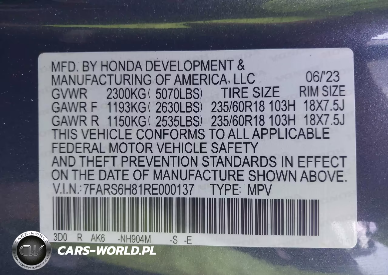 2024 Honda Cr-V Hybrid Sport-L VIN:7FARS6H81RE000137 - 9