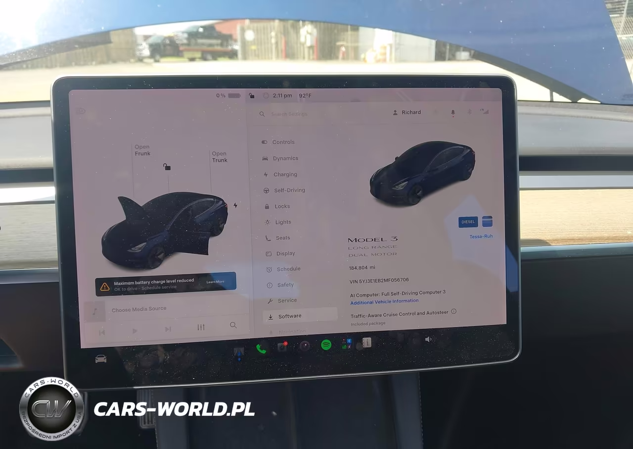2021 Tesla Model 3 Long Range Dual Motor All-Wheel Drive VIN:5YJ3E1EB2MF056706 - 7