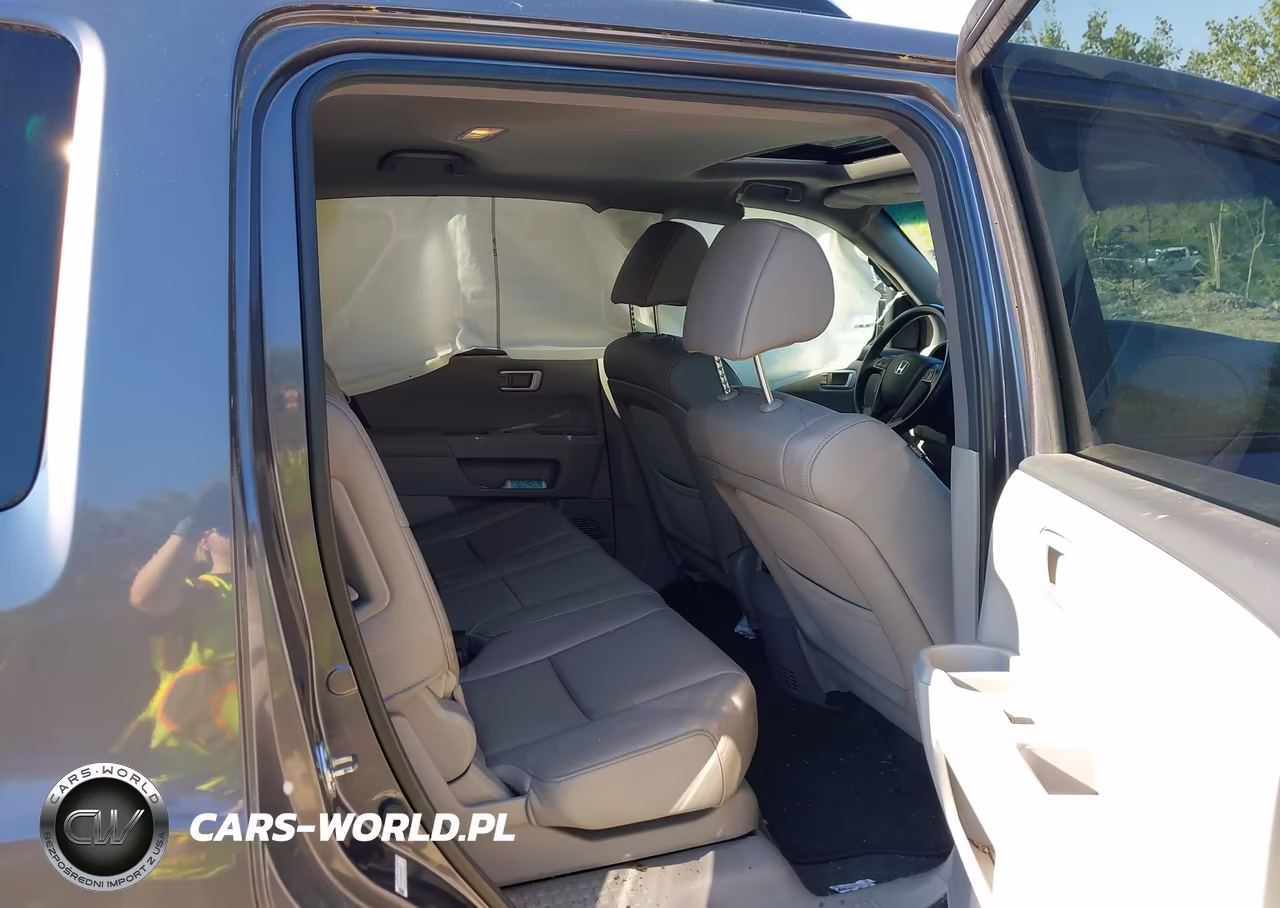2014 Honda Pilot Ex-L VIN:5FNYF4H75EB027570 - 8