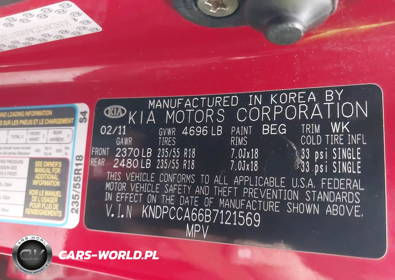 2011 Kia Sportage Sx VIN:KNDPCCA66B7121569 - 9