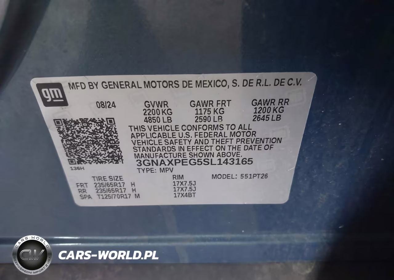 2025 Chevrolet Equinox Awd Lt VIN:3GNAXPEG5SL143165 - 9