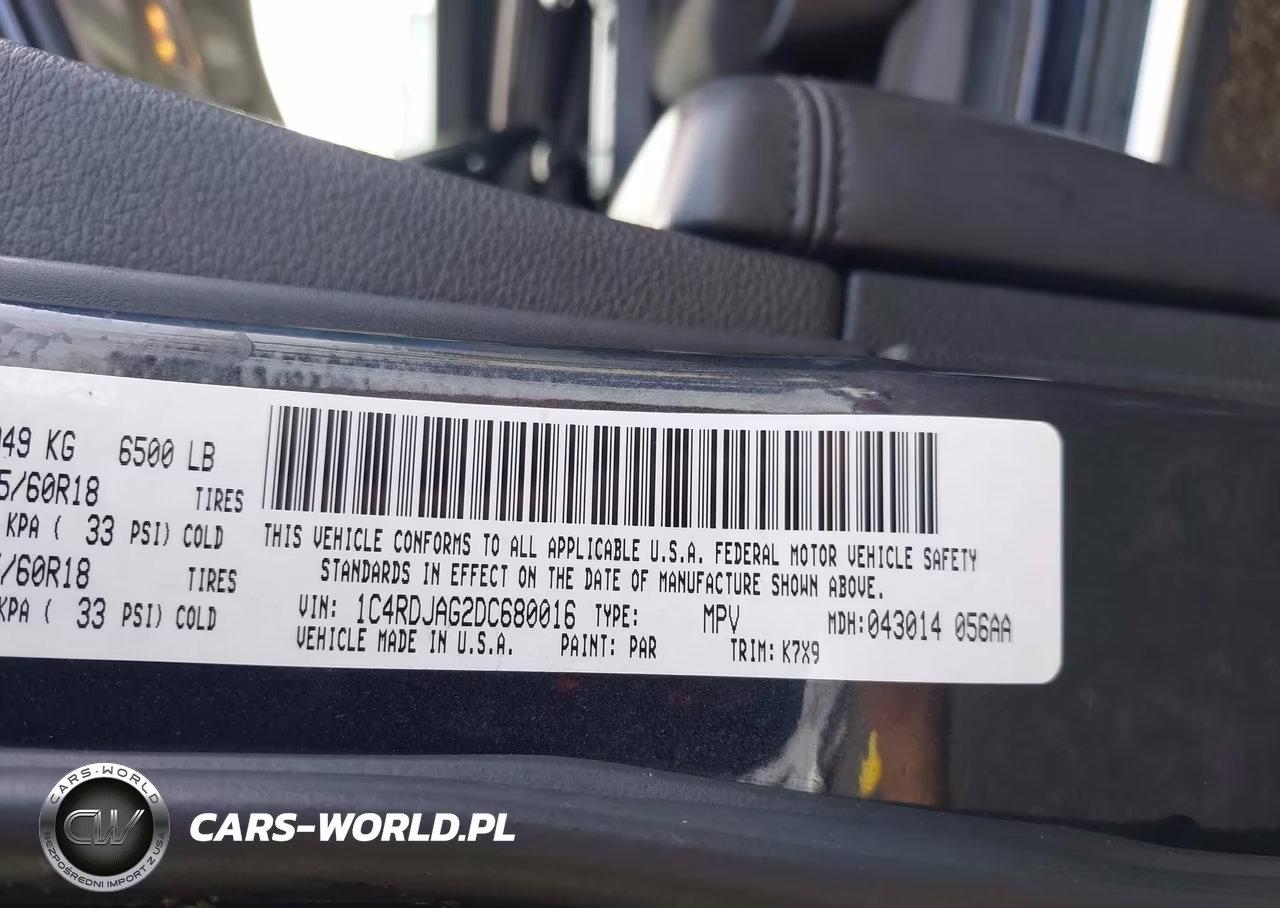 2013 Dodge Durango Sxt VIN:1C4RDJAG2DC680016 - 9