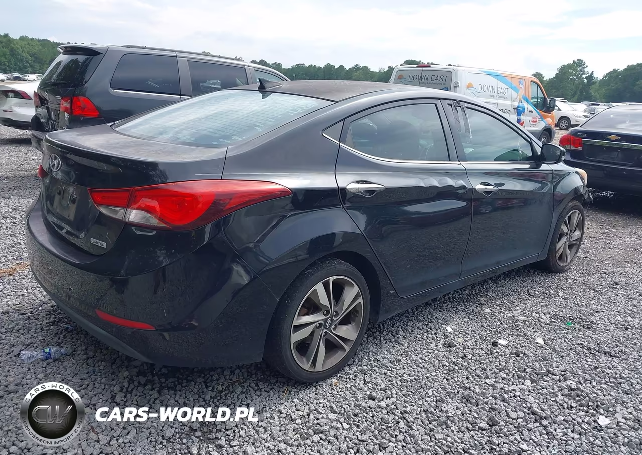 2014 Hyundai Elantra Limited VIN:5NPDH4AE1EH497937 - 4