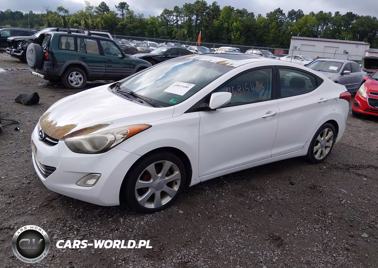 2012 Hyundai Elantra Limited VIN:5NPDH4AE2CH090710 - 2