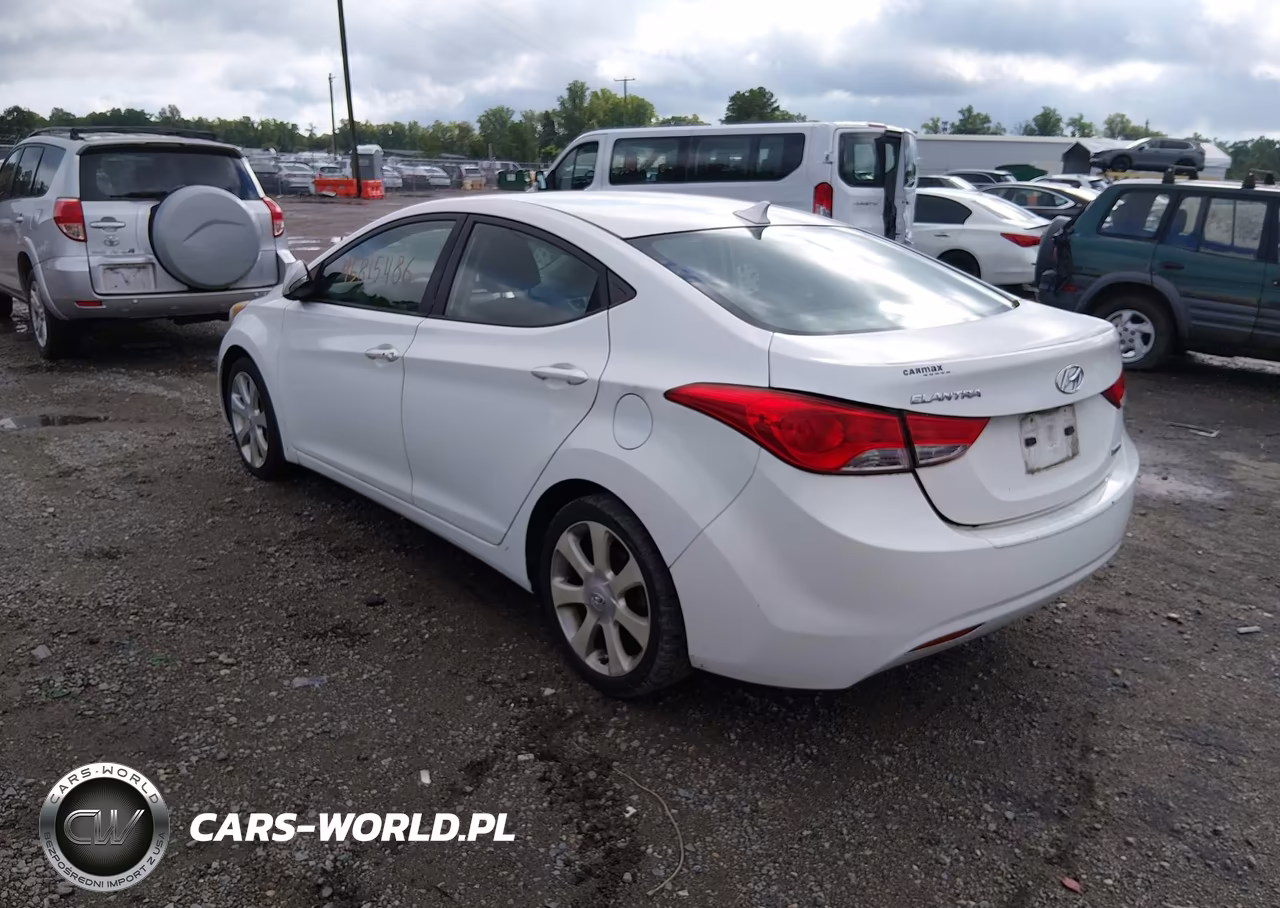 2012 Hyundai Elantra Limited VIN:5NPDH4AE2CH090710 - 3