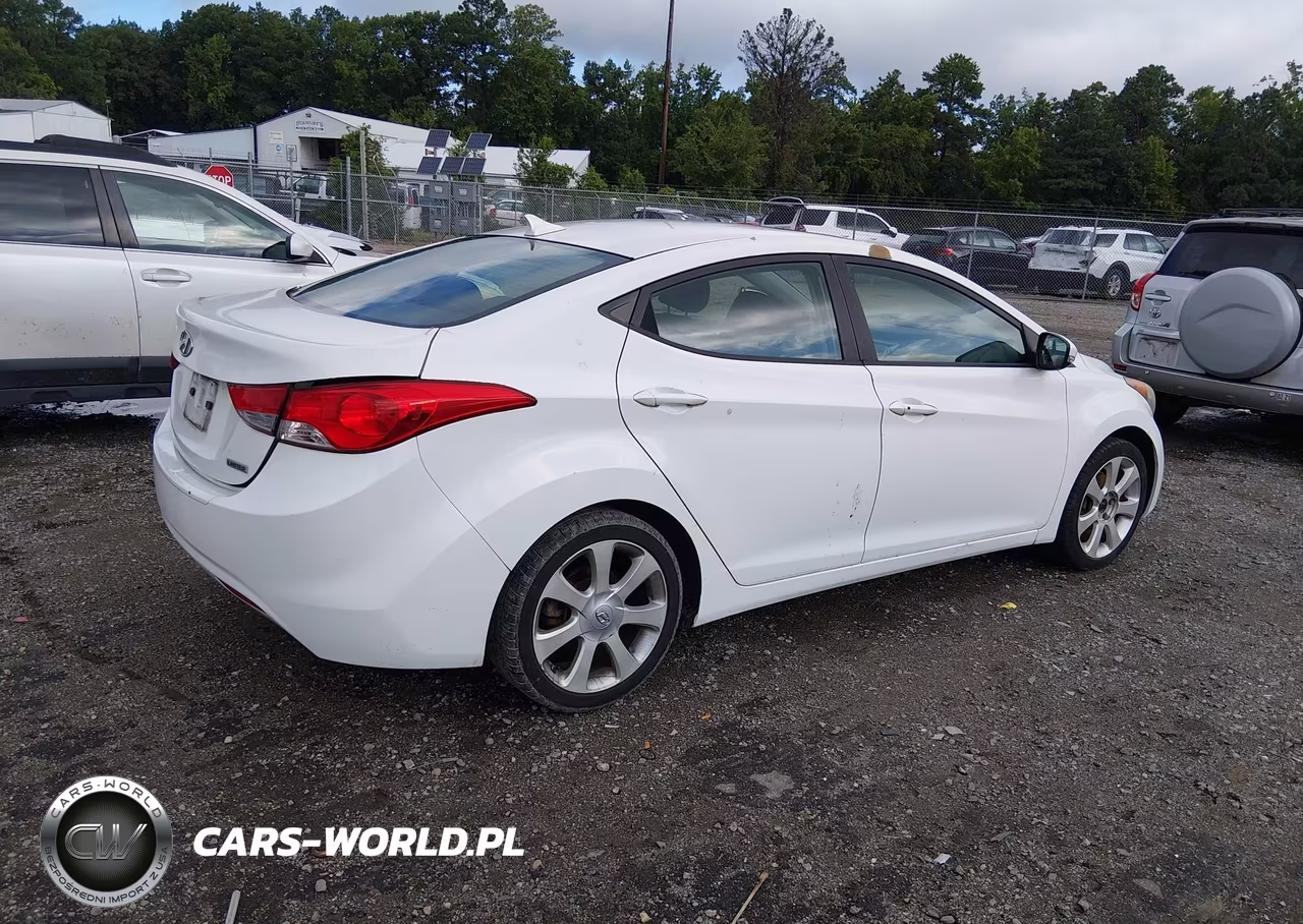 2012 Hyundai Elantra Limited VIN:5NPDH4AE2CH090710 - 4
