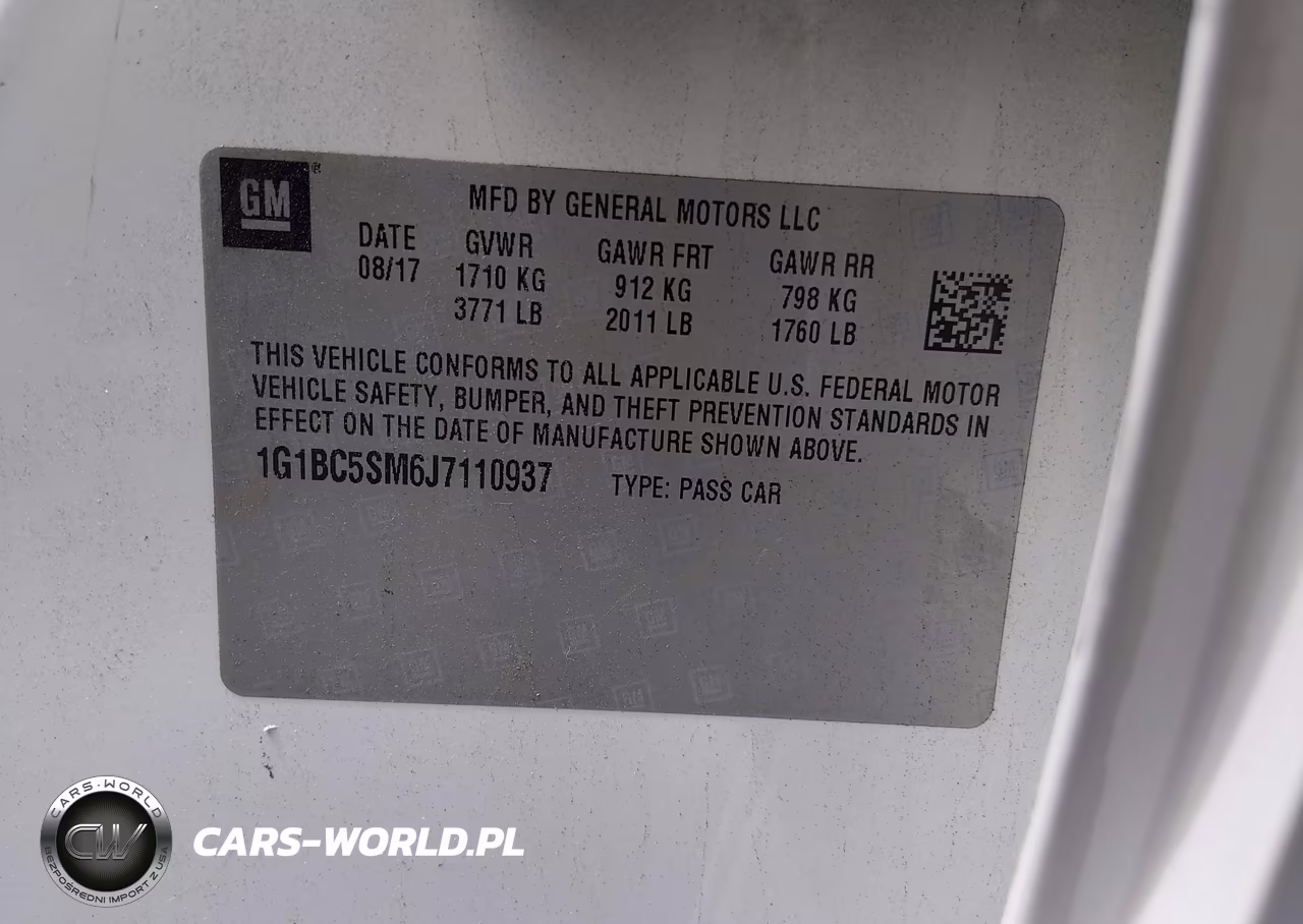 2018 Chevrolet Cruze Ls Auto VIN:1G1BC5SM6J7110937 - 9