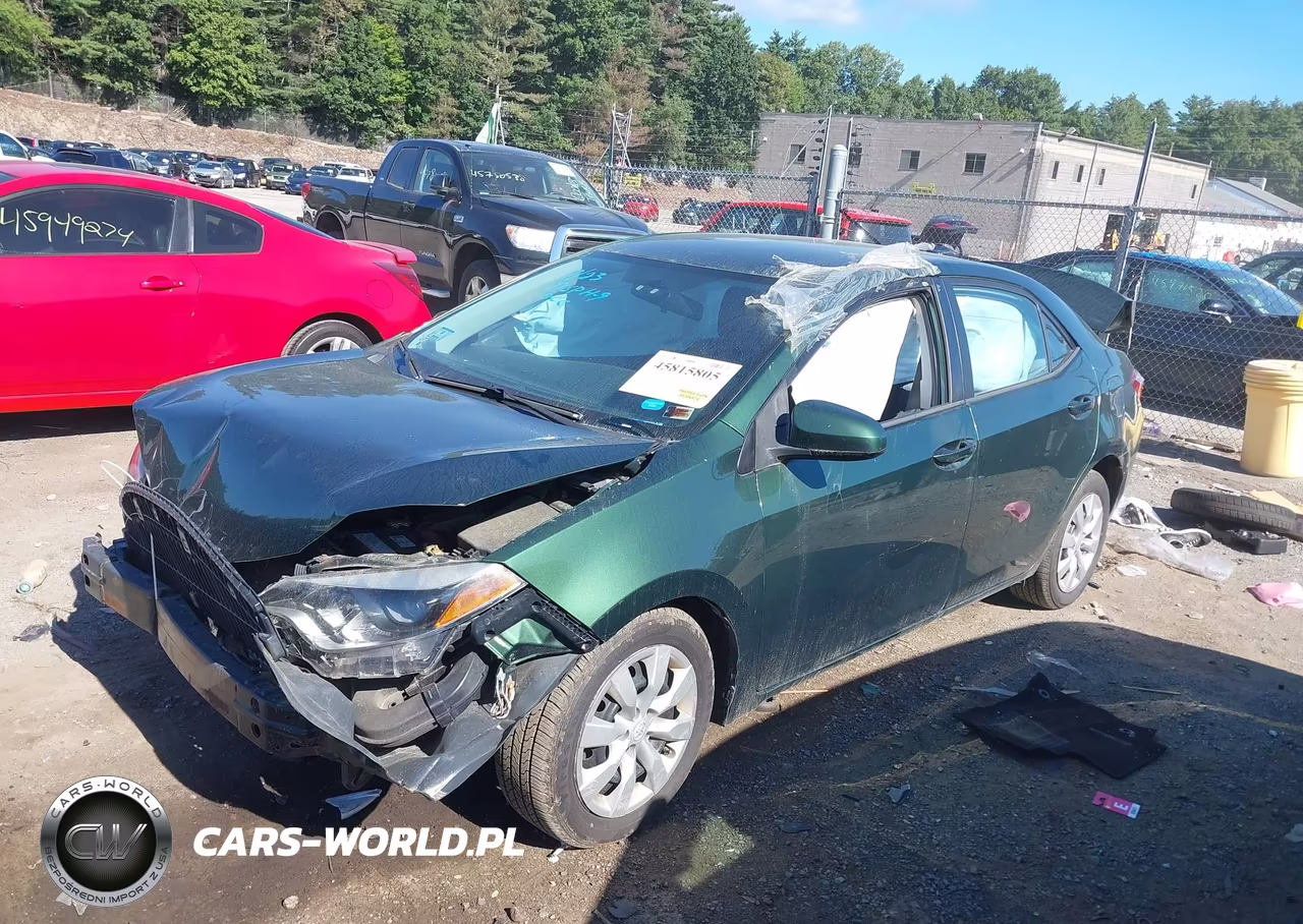 2016 Toyota Corolla Le VIN:2T1BURHE6GC711767 - 2