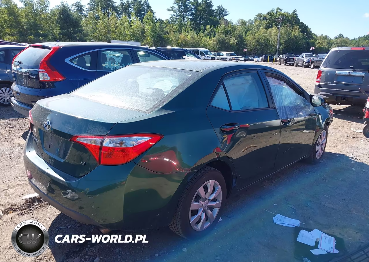 2016 Toyota Corolla Le VIN:2T1BURHE6GC711767 - 4