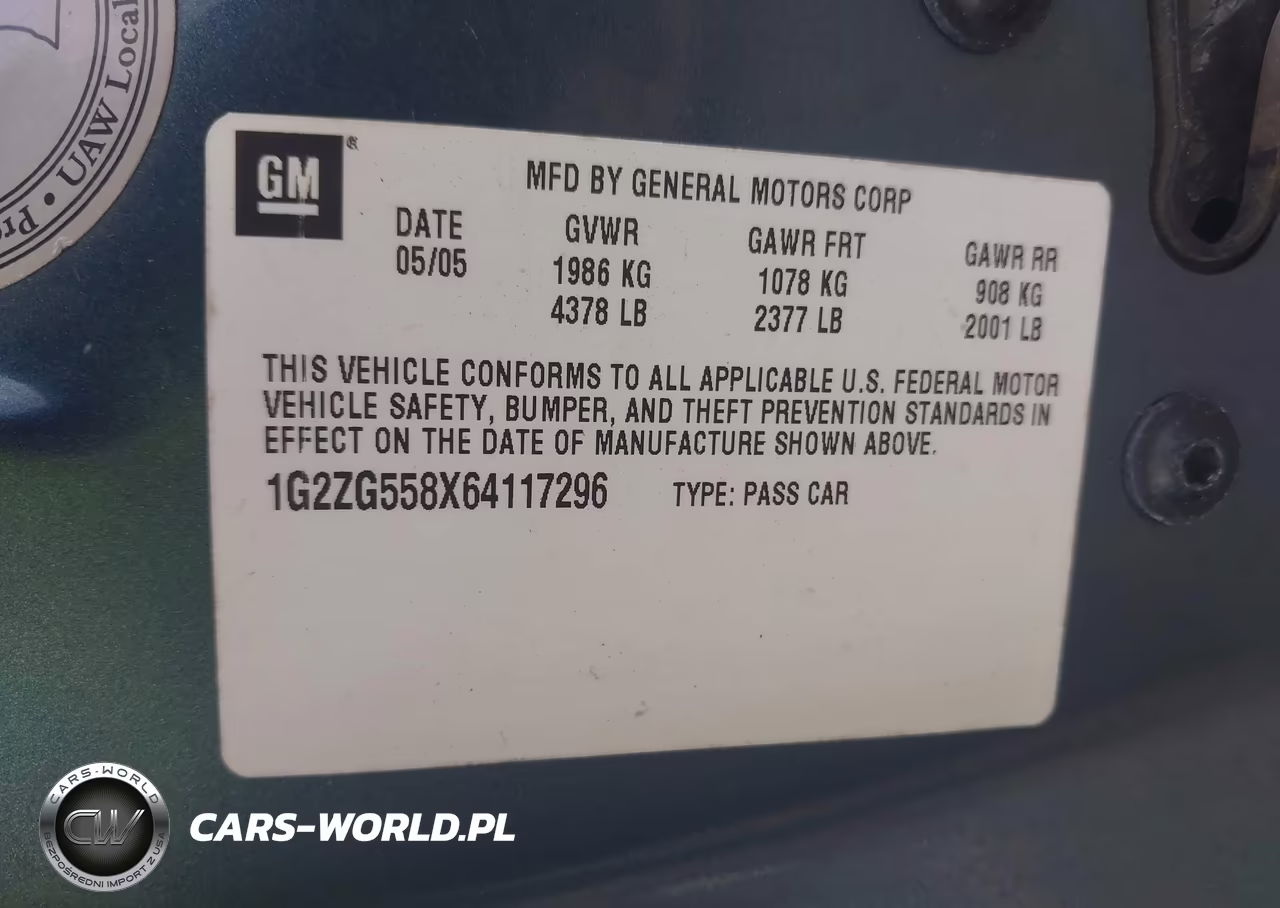 2006 Pontiac G6 VIN:1G2ZG558X64117296 - 9