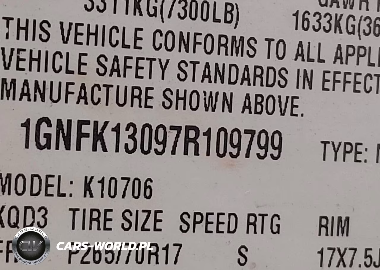 2007 Chevrolet Tahoe Lt VIN:1GNFK13097R109799 - 9