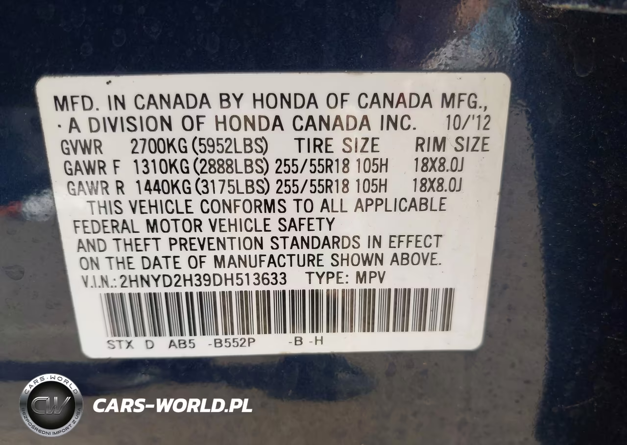 2013 Acura Mdx Technology Package VIN:2HNYD2H39DH513633 - 9
