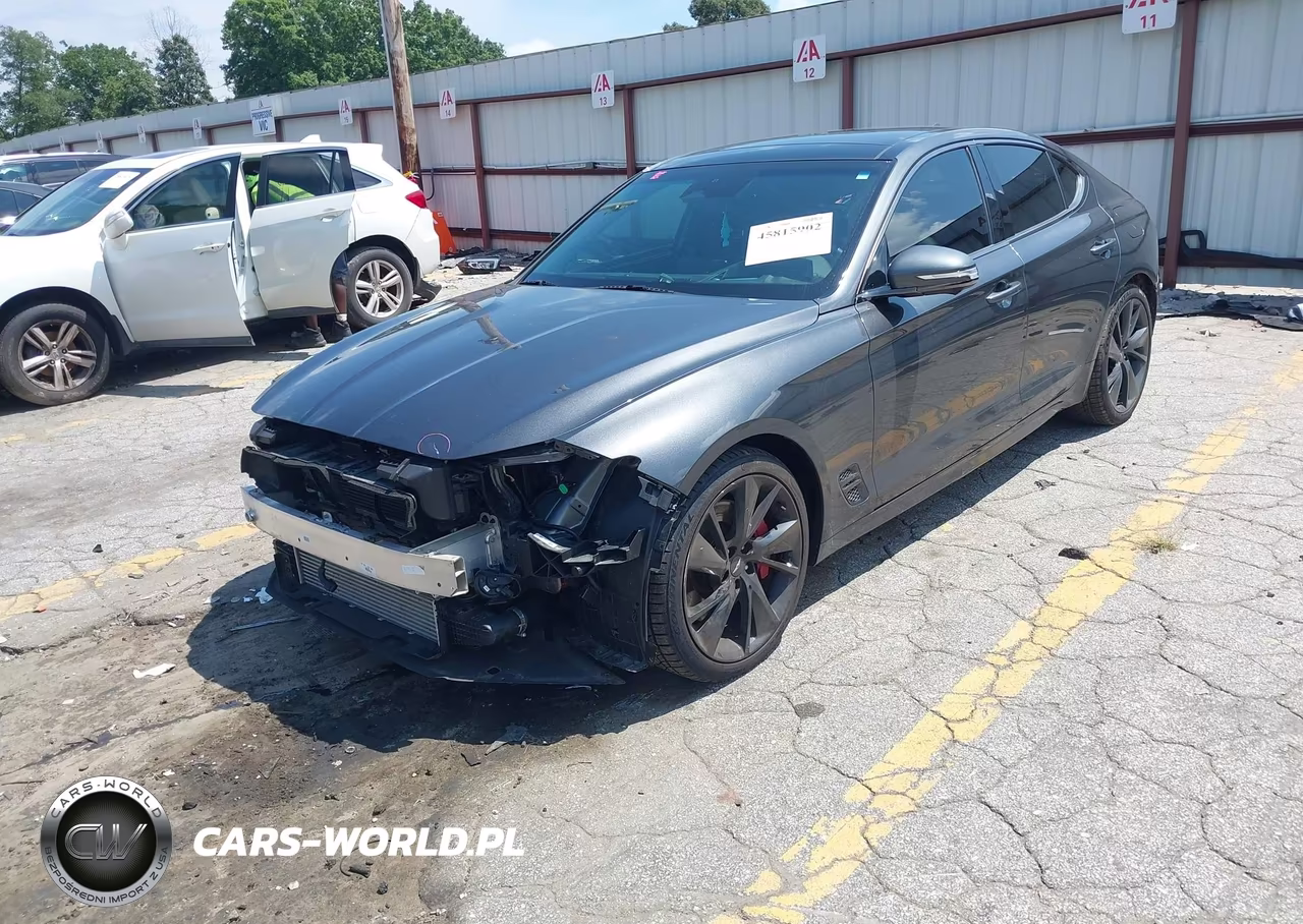 2022 Genesis G70 3.3T Rwd VIN:KMTG54TE2NU088548 - 2