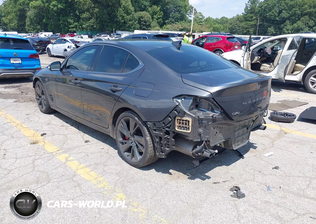 2022 Genesis G70 3.3T Rwd VIN:KMTG54TE2NU088548 - 3