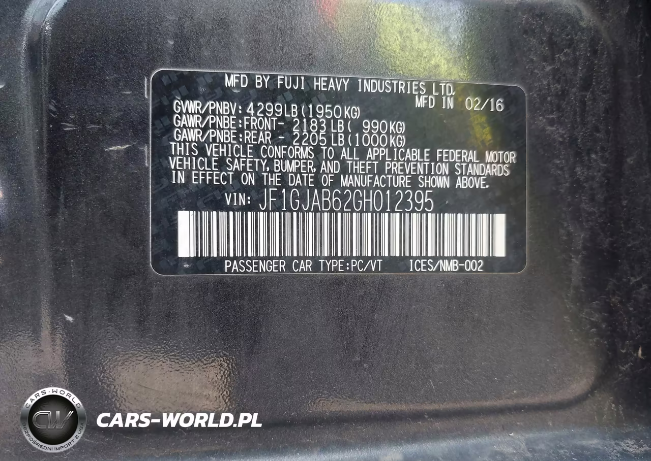 2016 Subaru Impreza 2.0I Premium VIN:JF1GJAB62GH012395 - 9